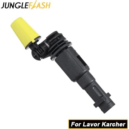 JUNGLEFLASH 360° Gimbaled Spin Nozzle Pressure Washer Spray Nozzle Tips Jet Water Gun Lance For Lavor Karcher K2-K7 Trigger Guns