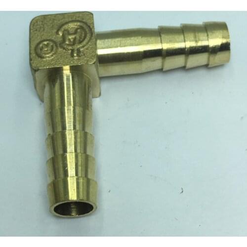 Brass Hose Barb Fitting, 90 Degree Elbow, Barbed, 4 Sizes to Choose from