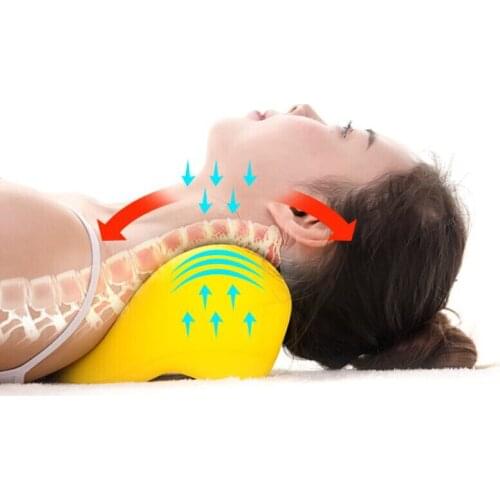 Massage Pillow Orthopedic Massager Cushion Device Health Products Miracle Relax For Neck Headrest Body Sleep At Home Masseur