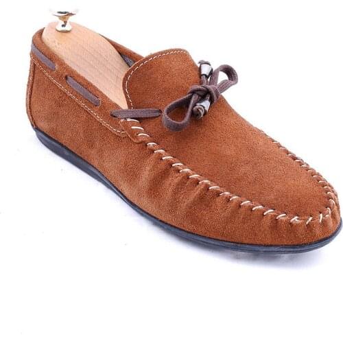 Tawny Suede Loafer Shoes Wessi