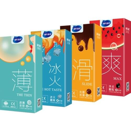 Sex Products Condoms Rubber Sex Toy Natural Latex Adult Toy For Men Sex Male Contraceptive Max The Thin Slide Ice Hot Taste