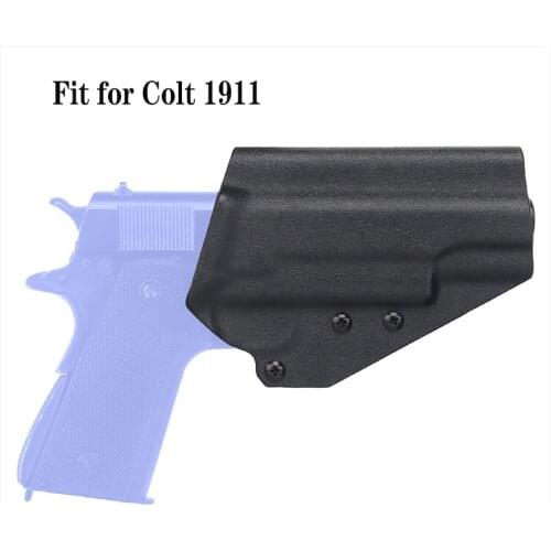 Tactical Kydex Gun Holster for Clot 1911 Flashlight with QLS 19 22 Pistol Case Holster Hunting Accessories