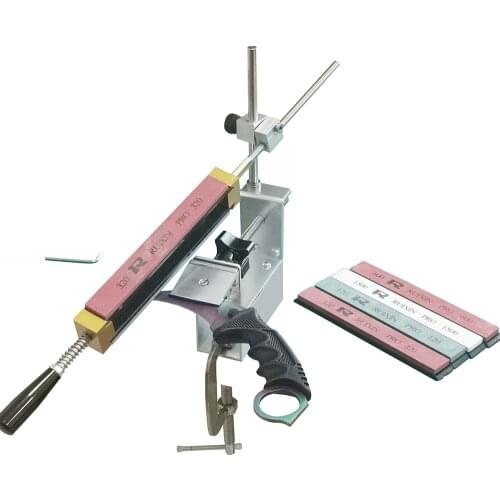 Double whetstone clamp KME Knife Sharpener Portable 360 Degree Rotation Knife Grinder system 6 Version choice