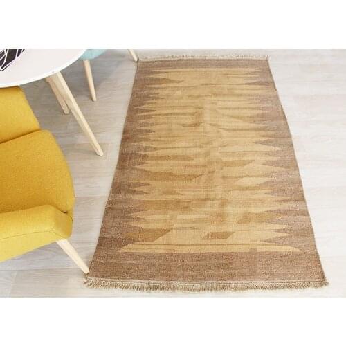 Turkish kilims Folk Carpet WALL ART geometric Antique Hand Knotted Wool Rug Carpet