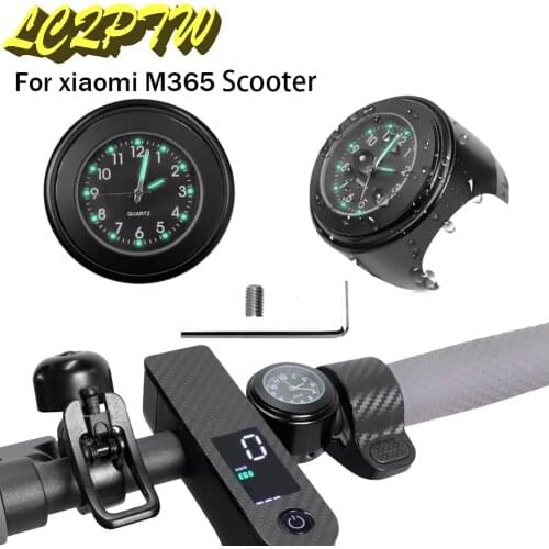 Universal Scooter Mini Watch Waterproof For xiaomi M365 Handlebar Clock Electric Scooter styling Accessories Mount Dial Clock