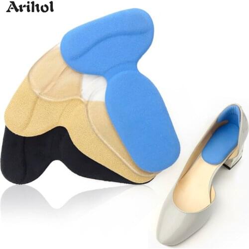 Heel Cushion Inserts Pad for Shoes Silicone Grips Shoe Pads for Women Loose Shoes High Heels Anti-Slip Shoes Sticker
