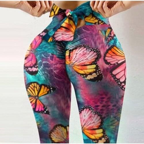 ATHVOTAR Sexy Push Up Women Leggins Fitness High Waist Leggal Gym Printing Female Leggin