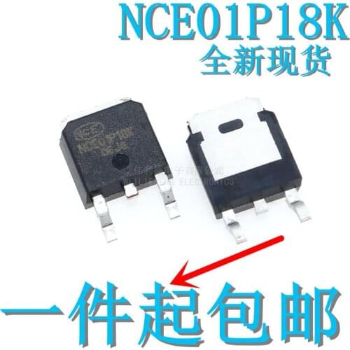 10PCS/LOT Brand New Spot Nce01p18k Field Effect Tube MOSFET-P-100v-18A Sticker to-252