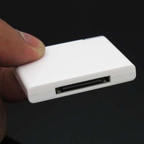 100pcs/Lot Bluetooth Music Audio 30 Pin Bluetooth Receiver Adapter for iPod for iPhone to connect Dock Speaker to play music