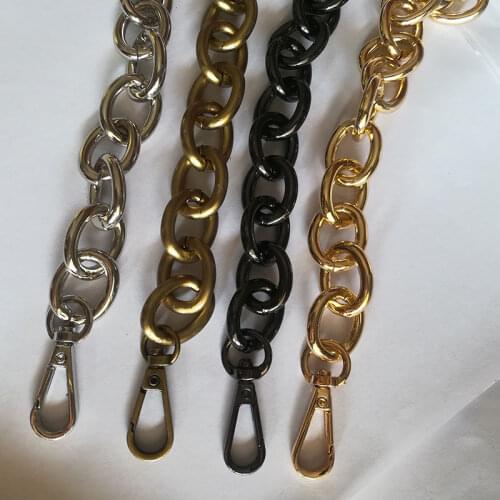30cm Replacement Bag Chain Metal Chain Handle Bag Handbag Antique Bronze Silver golden DIY Bag Strap Accessories Bag Hardware