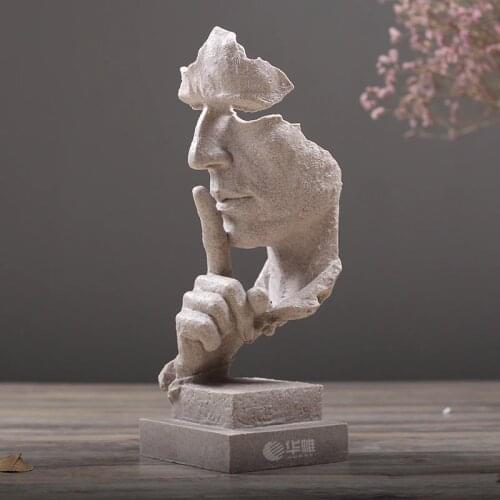 34.5 European Modern Minimalist Living Room Decoration Decoration Crafts Home Furnishing Abstract Sculpture Figures Art Statue