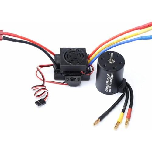 3650 3100kv 3900kv 4300kv Brushle Motor Upgrade Sensorless 60a Esc Combo For 1:8 1:10 Rc Car Boat Part-3100kv