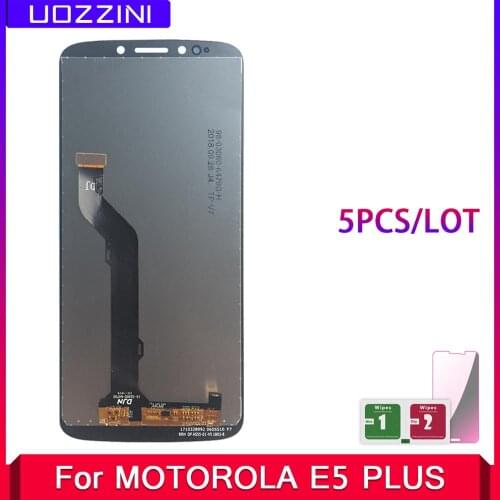 5 Pcs LCD Display For Motorola MOTO E5 Plus XT1924 XT1924-1 XT1924-2 LCD Touch Screen Digitizer Assembly