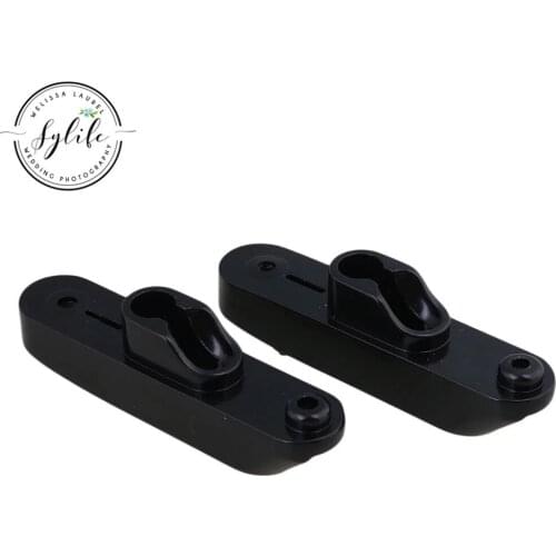 5x Single String Bass Bridge for 5 String Electric Bass Instrument Black