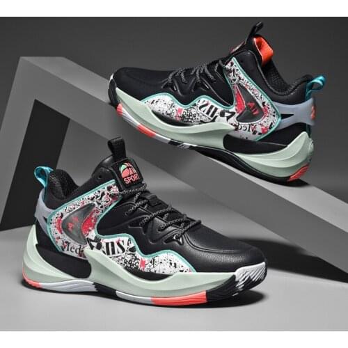 Basketball Shoes Men Shock Outdoor Trainers Light Sneakers Young Teenagers High Boots Basket Sneakers Men Casual Sports Trainers