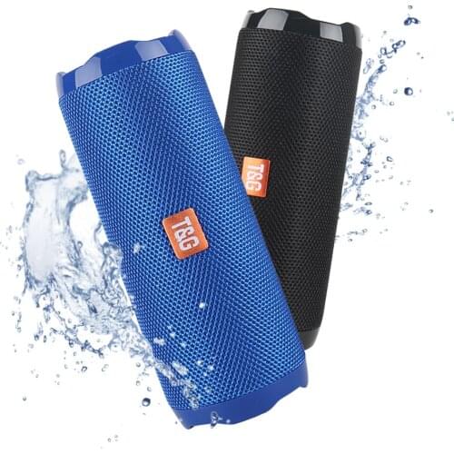 YABA Wireless speaker Bluetooth-compatible Waterproof stereo Outdoor music player subwoofer sound box FM radio AUX TF Music