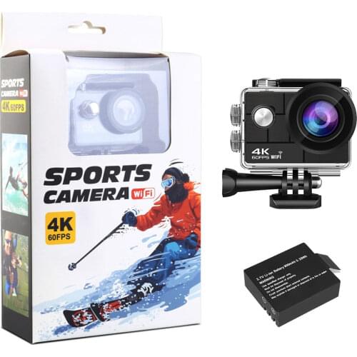 Action Camera 4K 60fps WiFi Remote Control Outdoor Sports Camera EIS Anti-Shake 30m Go Waterproof Pro 170D Video Recording Cam