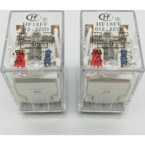 HF18FF-012-2Z2D 12VDC led 7A 250VAC relays