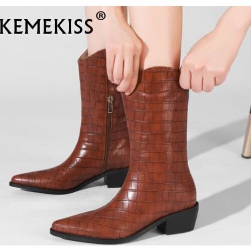 KEMEKISS Women's High Boots