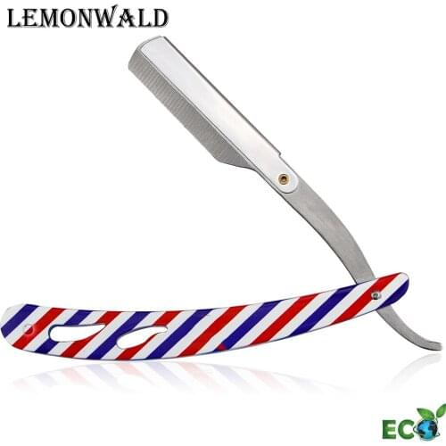 Lemonwald Professional Razor High Quality Single Blade Straight Blade Razor Shaving Shaver Beard Razor