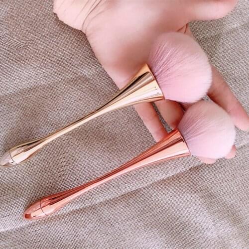 New Powder Blush Makeup Brush Beauty Tools Pro Foundation Loose Paint Soft Rose Gold Cosmetics Makeup Brush Tools