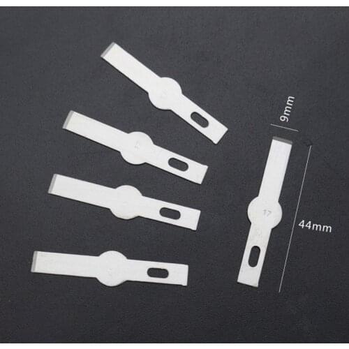 Wholesale 17# 50 pcs Blades for Wood Carving Tools Engraving Craft Sculpture Knife Scalpel Cutting Tool PCB Repair