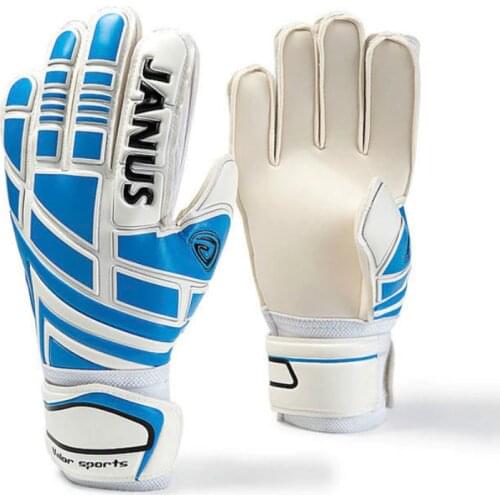 JANUS Professional Soccer Goalie Gloves Adult Goalkeeper Gloves Children Thickened Latex Men Football Gloves Finger Protection