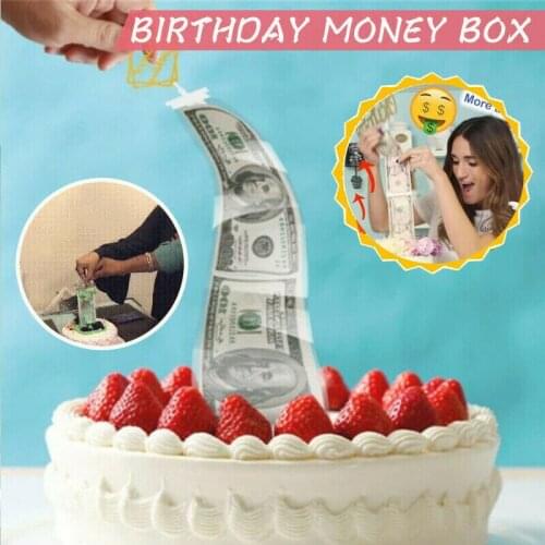 Party Supplies Birthday Funny Surprise Money Box Cake Props Making Surprise Toy Girlfriend Wife Cake Decoration Supplies
