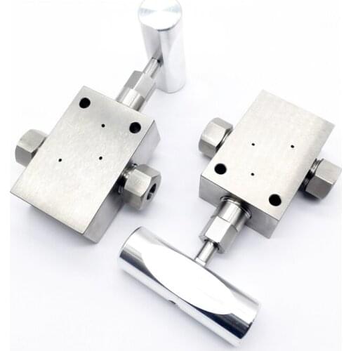 Waterjet cutter spare parts 2-Way valve Straight Hand 2 Way 13166 Valves 60K for waterjet cutting head intensifier pump spares