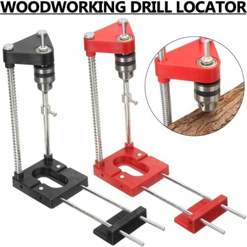 1set Woodworking Tool Drilling Jig For Metal Punch Hole Puncher Hand Tool Carpenter Locator Drill Template