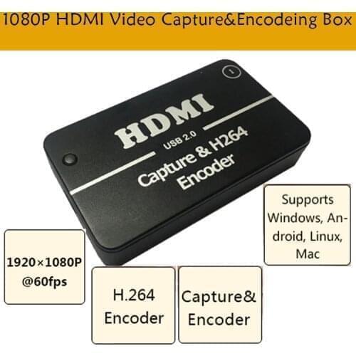 1080P 60fps Full HD Video Recorder HDMI USB Video Capture Card HDMI Encode 1920X1080P@60fps