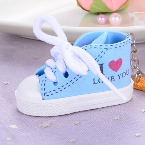 5pcs Cute Baby Sneaker Keychain Birthday Baby Shower Party Favor Gifts for Guests Baby Souvenirs Baby Shower Decoration