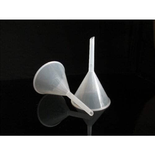 75mm plastic funnel for kitchen&lab long stem