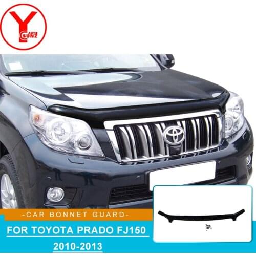 Car Bonnet Guard Scoops Hoods For Toyota Land Crusier Prado Fj150 2010 2011 2012 2013 Car Stylings Accessories Guard Shield