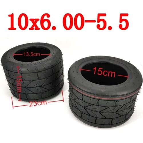 High Quality 10x6.00-5.5 Tubeless Vacuum Tire For Electric Scooter Single Wheel Wheels