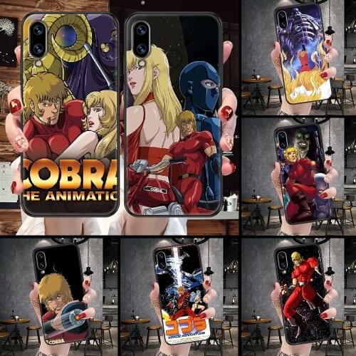 Cobra the Animation Anime Phone case For Huawei Honor 6 7 8 9 10 10i 20 A C X Lite Pro Play black fashion cell cover luxury