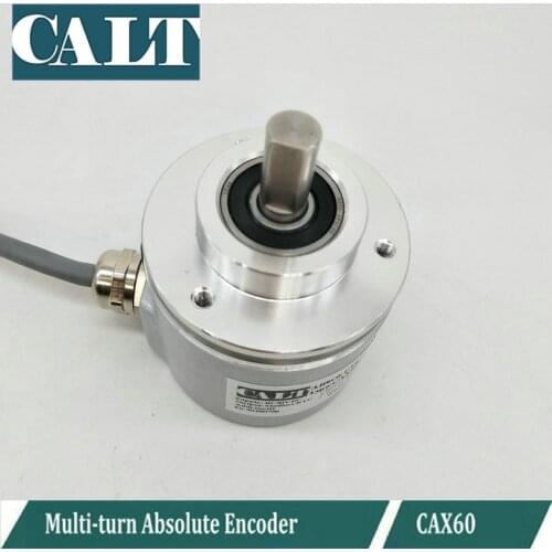 High resolution 12bit SSI 64 laps multiturn absolute rotary encoder position sensor CAX60R1206E10SGB