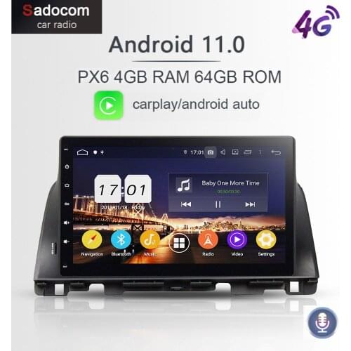 DSP PX6 10.1" HD Android 10.0 6Core 4GB RAM 64GB car radio 5.0 Wifi GPS Car DVD Player RDS autoradio For kia K5 OPTIMA 2015 2016