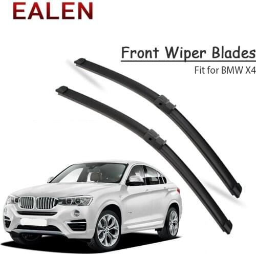 EALEN For BMW X4 F26 X 4 Series 2017 2016 2015 2014 M Vehicle Original Car Accessories 1Set Rubber Car Front Wiper Blade Kit