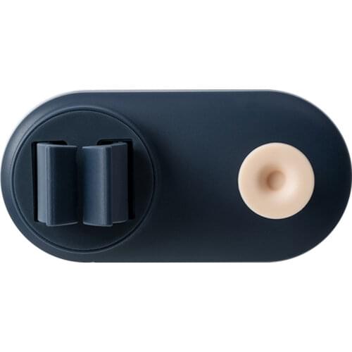 Creative Free punch mop rack Bathroom wall hook up Storage shelf Strong sticky hook Mop buckle Clip shower hook bathroom hooks