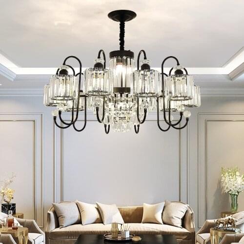Modern luxury Crystal Chandelier Lighting Nordic living room lamp home Lustre bedroom new Ceiling Chandeliers crystal Bar lamp