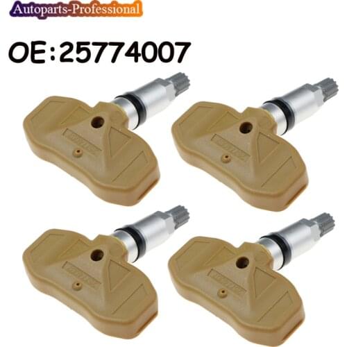 4 Pcs/lot New For 2007-2011 Cadillac CTS (GMX322) Chevrolet Trailblazer (KC) 25774007 TPMS Tire Pressure Sensor New Car Styling