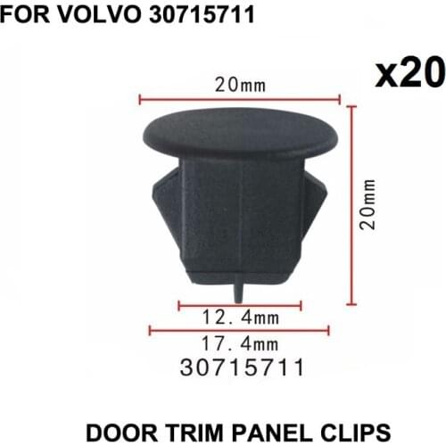 NEW! x20pcs For VOLVO OEM 11-16 S60 Trunk Lid Trim Clip 30715711 HOT Door Trim Panel Clips