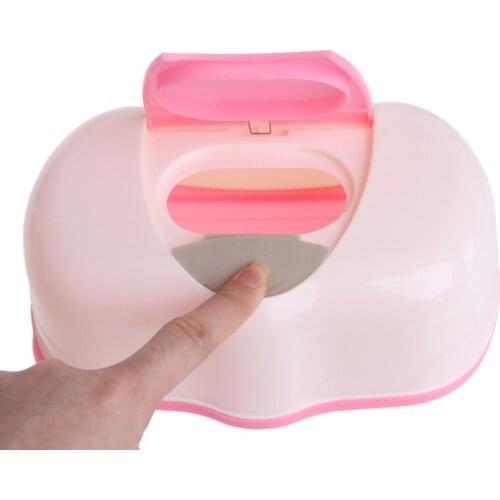 Plastic Wet Wipes Storage Case Box Refillable Container 80 Sheets