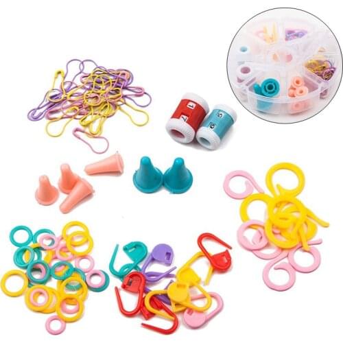 89Pcs Knitting Supplies Sewing Tools Accessories For Crochet Hooks And Knitting Needles DIY Weave Arts Craft