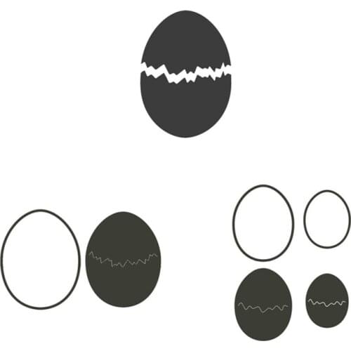 Broken Egg Metal Die Cutting 2021 New Diy Die Molds Scrapbooking Paper Making Cuts Crafts Big Die