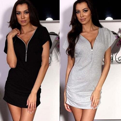 Knitting Maternity 2017 Sheath Pack Hip Dress Front Zip V Neck Dress Classic Fit Sleeveless Sexy Maternity Club Party Dress