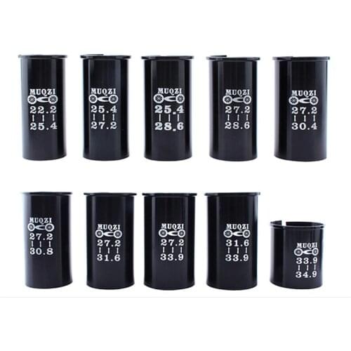 Bicycle Adjustable Sleeve Sleeve Seat Conversion Seatpost Seat Tube 31.6-33.9 Bike Seat Post Tube Reducing Sleeve Adapter