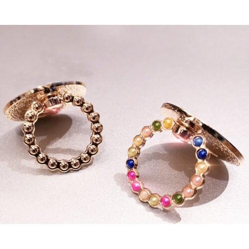 Mobile Phone Ring Buckle Bracket Finger Buckle Mobile Phone Shell Universal Pull Ring Sticker Metal Ring Desktop Support