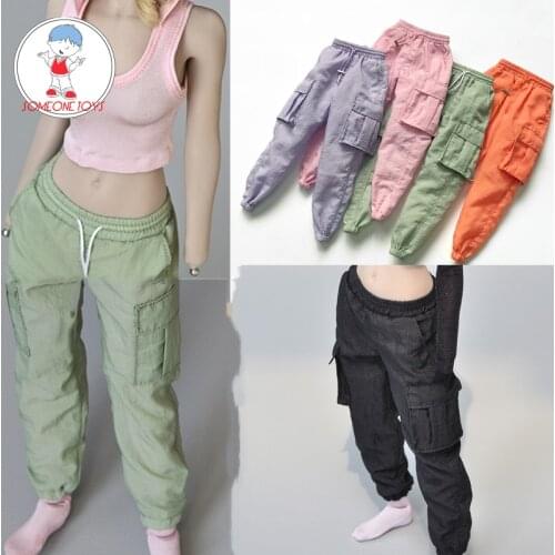 1/6 Scale Female Pants Overalls 4 Color for 12 Inches TBLeague Phicen Action Figures